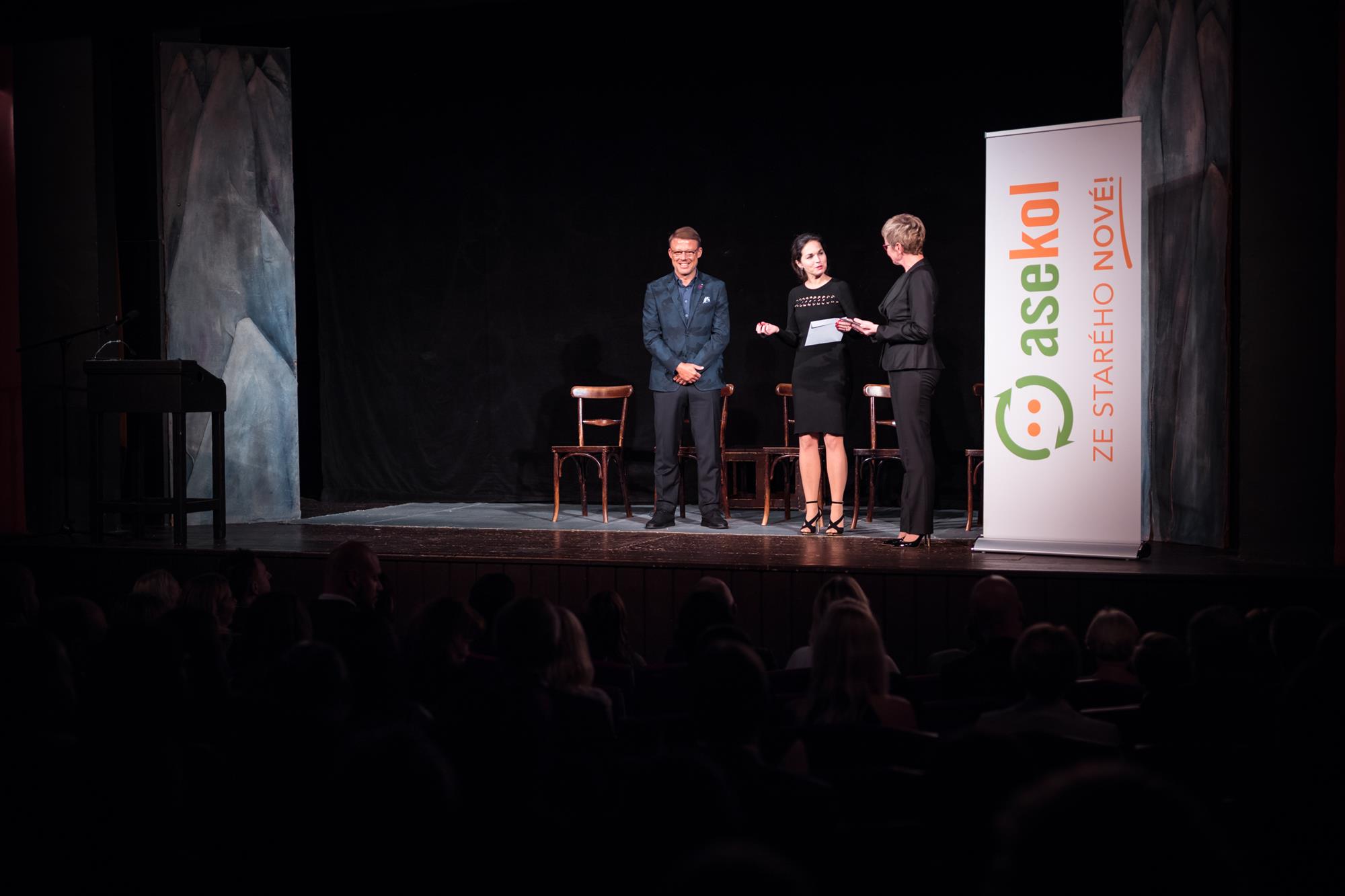 Slavnostní předávání ocenění Aktivní kraj a Aktivní obec